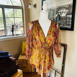 Anthropologie medium mesh blouse.